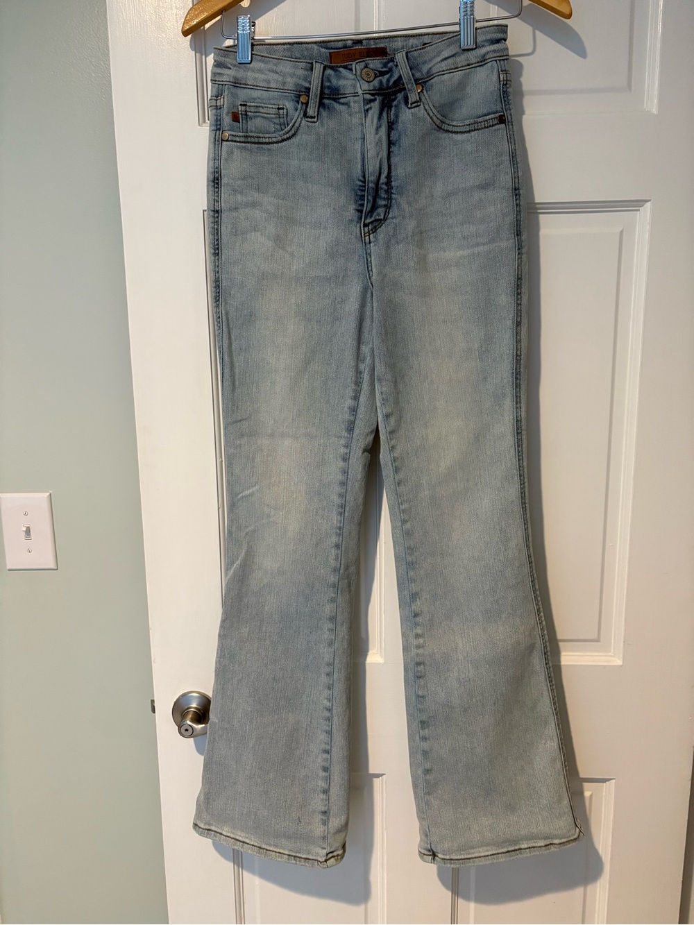 Judy Blue Light Wash Boot Cut Jeans Short Petite